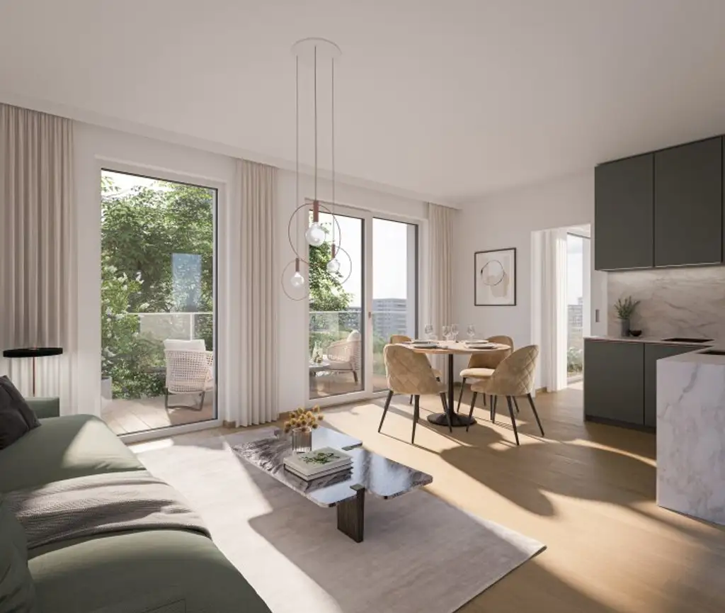 Neubau 2 Zi Wohnungen mit Balkon