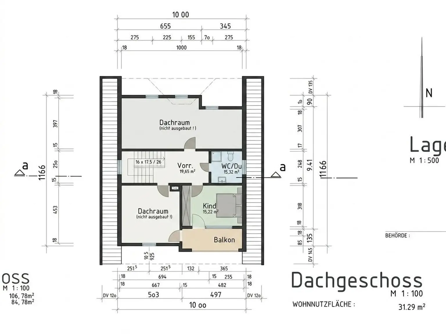 Grundriss Dachgeschoß