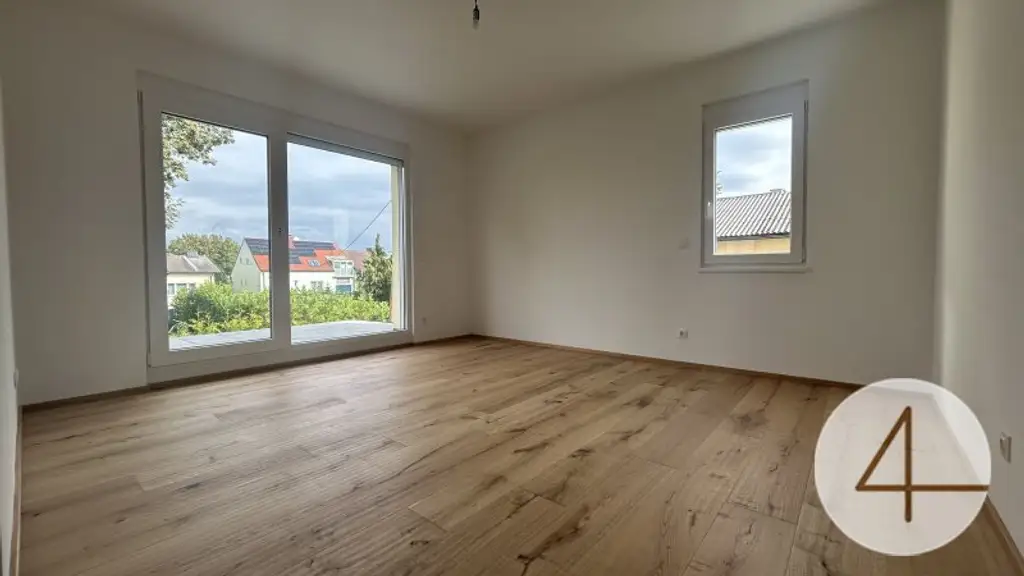 Top-Neubau in Markgrafneusiedl: 5-Zimmer-Ziegelhaus mit Eigengarten, Balkonen 2 Stellplätze – schlüsselfertig!