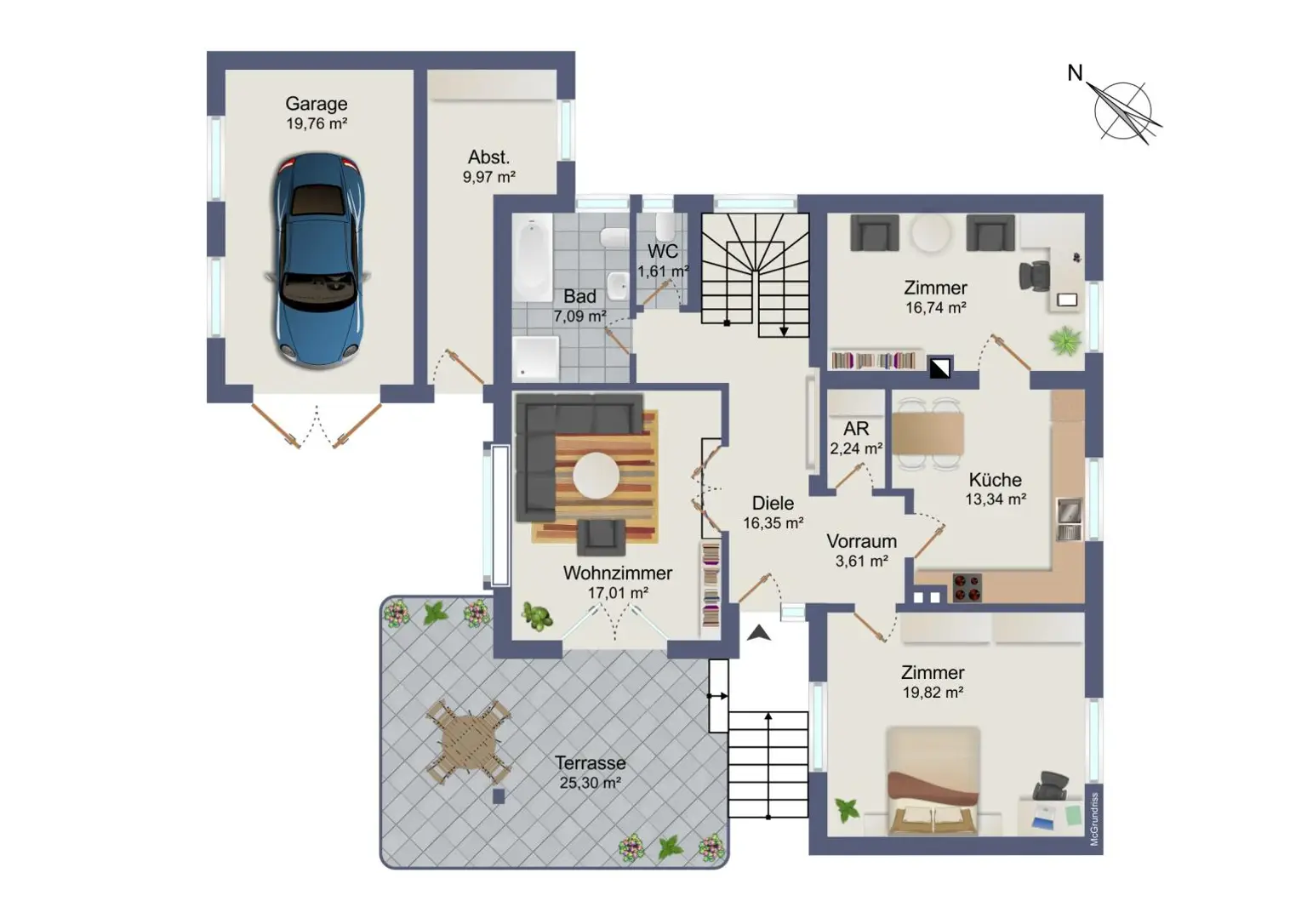Einfamilienhaus mit wunderschönem Grundstück in ruhiger Lage
