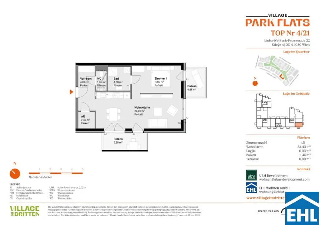 Parknähe und Urbanität – Ihr Anlageobjekt bei den PARK FLATS