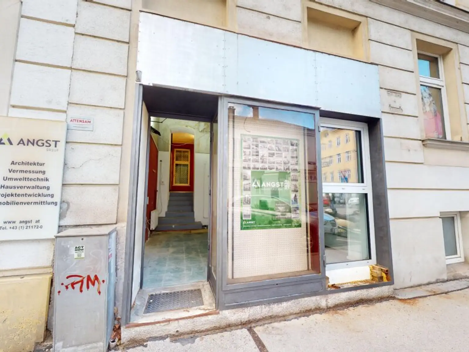 Geschäftslokalfront