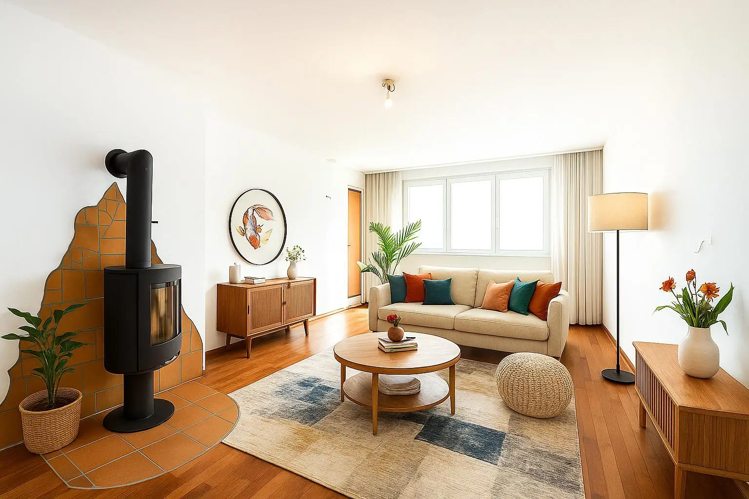 Einrichtungsbeispiel Wohnzimmer