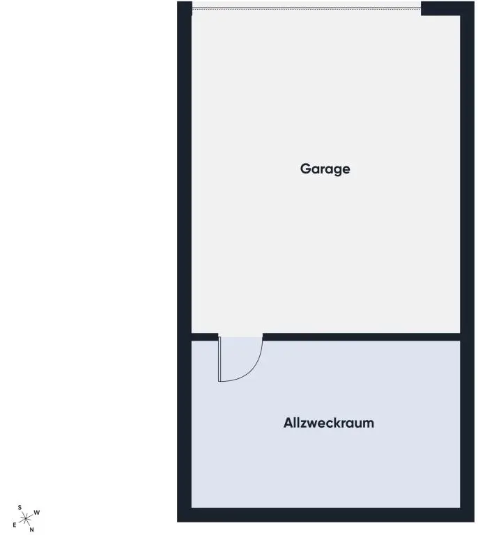 Grundriss ohne Maßstab / Gara