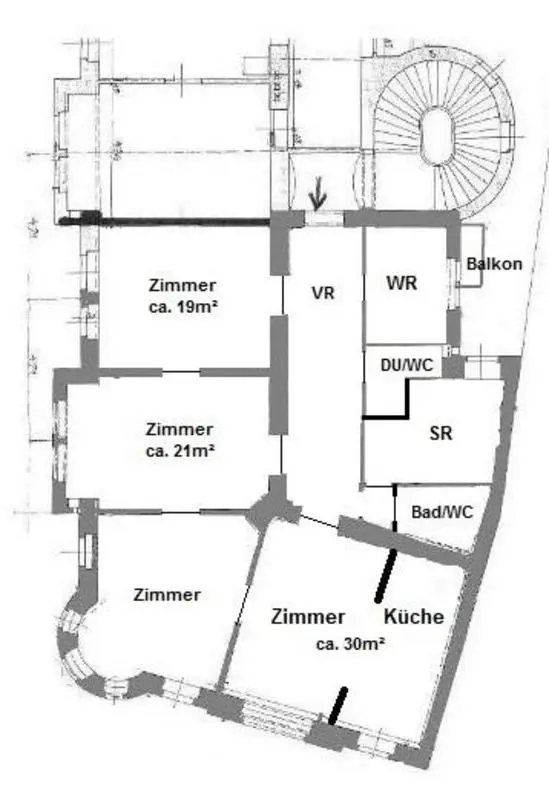 Altbaubüro nähe Naschmarkt