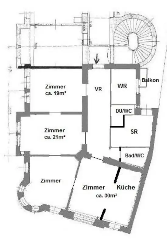Altbaubüro nähe Naschmarkt