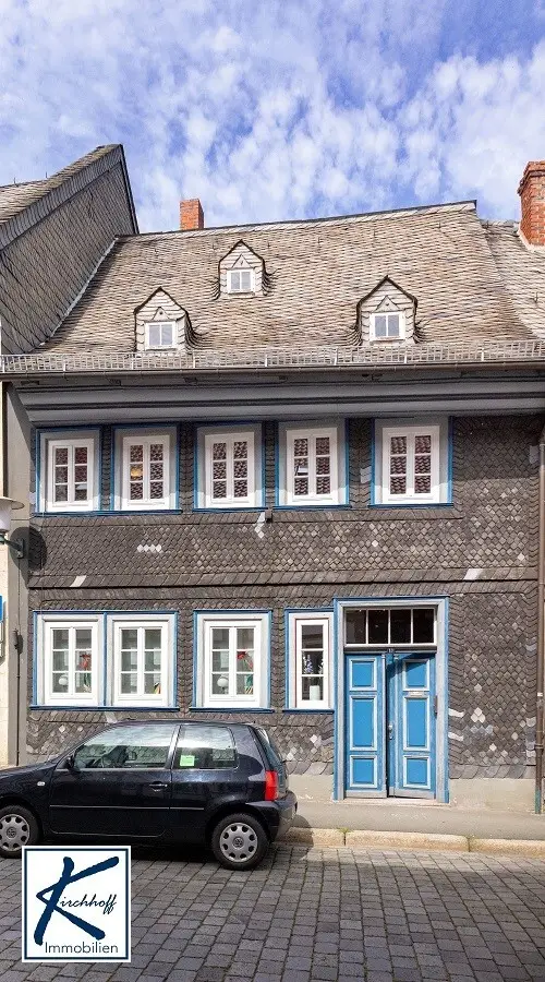 VERKAUFT: Für Liebhaber denkmalgeschützter Fachwerkhäuser: Haus in der Goslarer Altstadt mit Hof und Garten zu kaufen