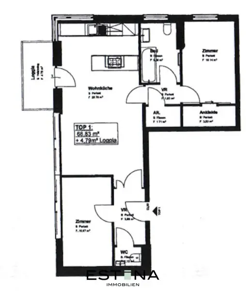 Wohnung in Kaisermühlen – Nur wenige Schritte zur Alten Donau