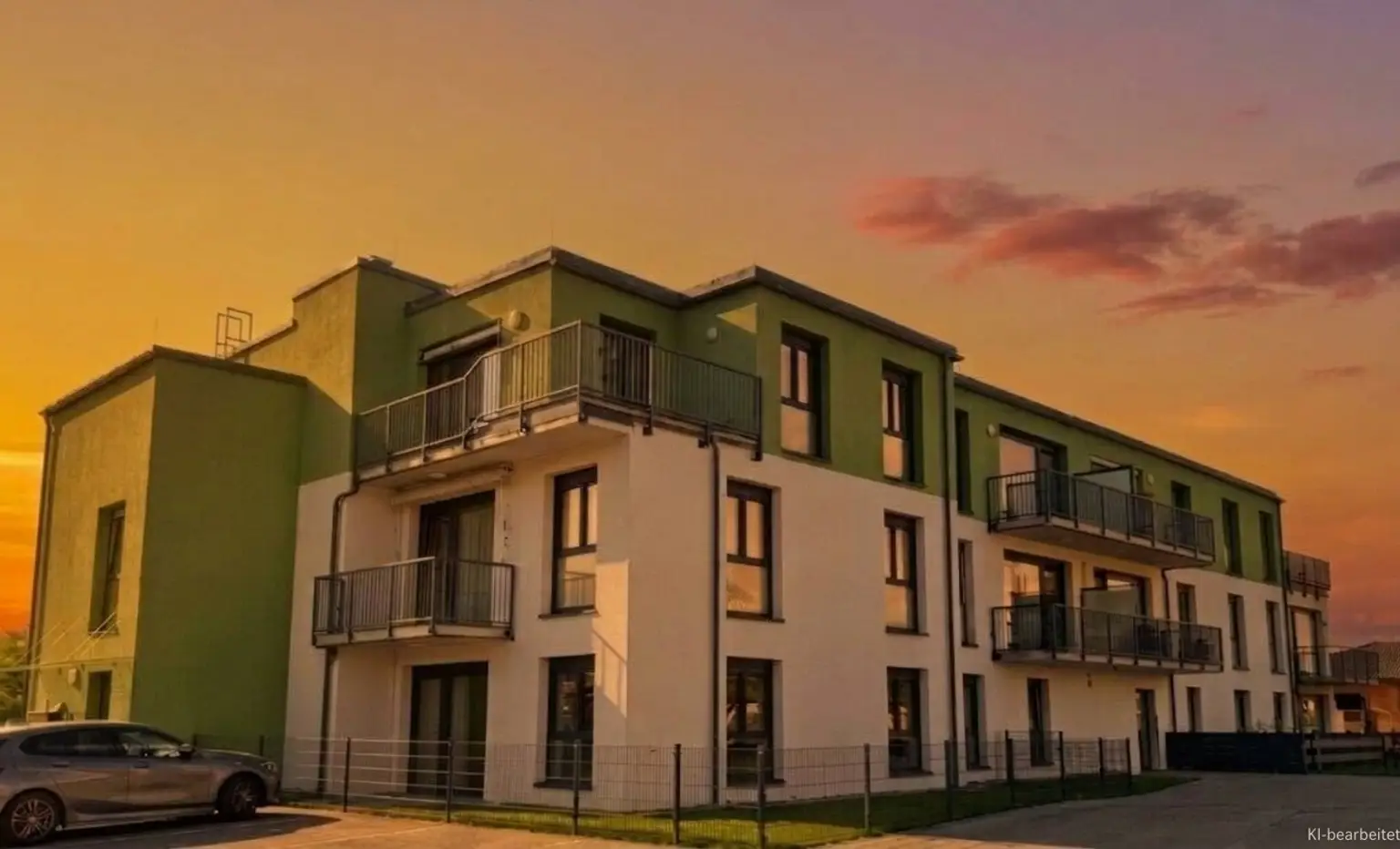 Neubau: Moderne ca. 65 m² 3-Zimmer-Wohnung mit ca. 64 m² Garten