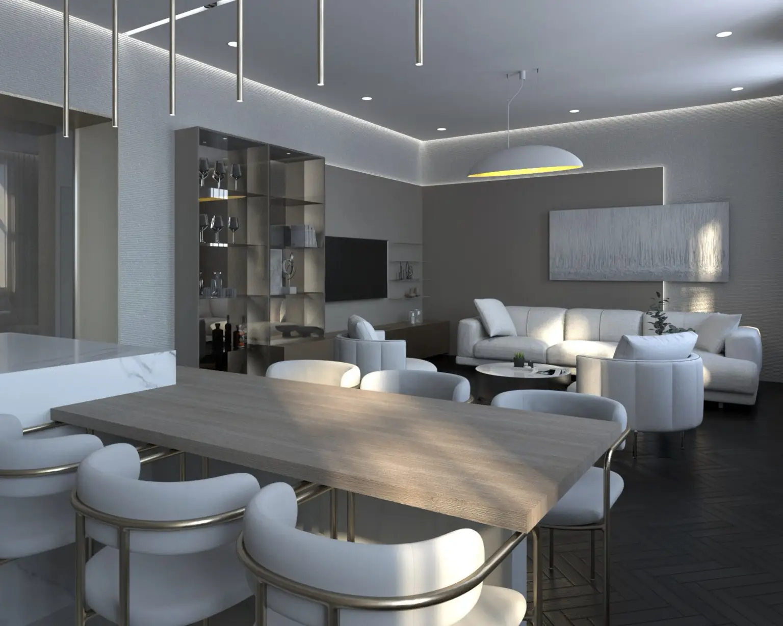 Exklusiver Altbau am Alsergrund: 3-Zimmer-Wohnung mit Terrasse und Designermöbel/-Küche