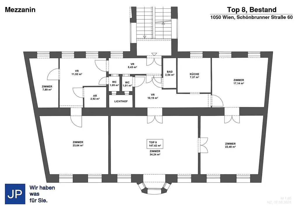 Altbaucharme mit großem Potenzial – 5-Zimmerwohnung im Herzen von Margareten