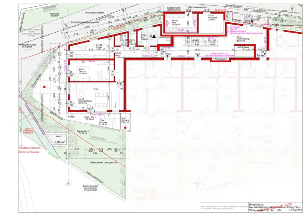 Gartenwohnung Top W1 - 3-Zimmer in Ebbs
