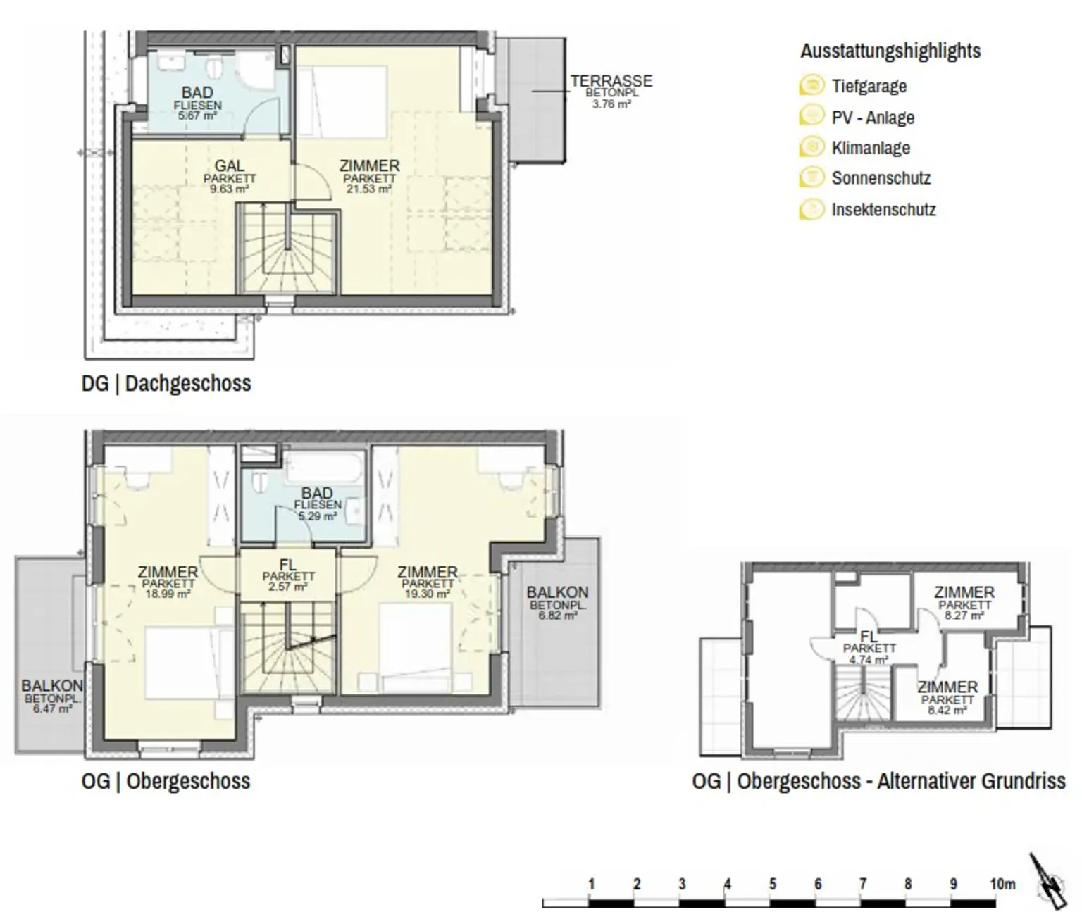 PROVISIONSFREI ~ Reihenhäuser nahe Mühlwasser und Donauinsel ~ 111m² - 120m² ~ ab € 749.000,00