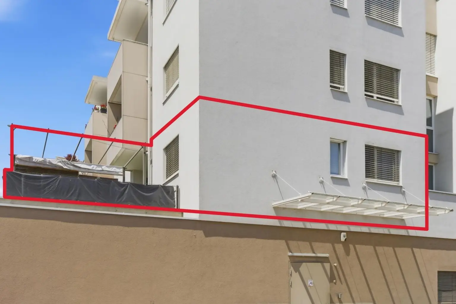 Außenansicht Wohnung