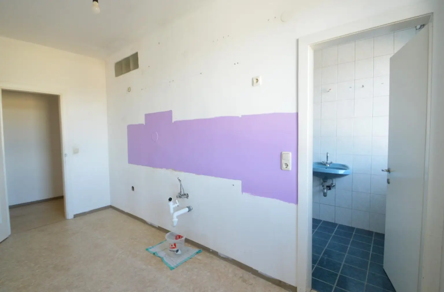 Bereich der Küchenzeile