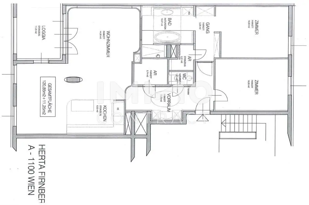 Voll möblierte 3 Zimmer Wohnung mit
Loggia, Pool, Sauna, Terrasse und
Fitnessstudio am Wienerberg!