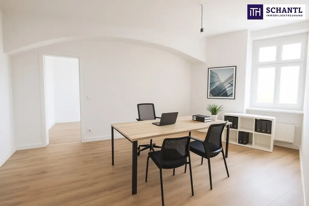 ***Charmantes Bürojuwel im 3. Bezirk nahe Schloss Belvedere – Erstbezug nach Sanierung in einem prunkvollen Altbauhaus***