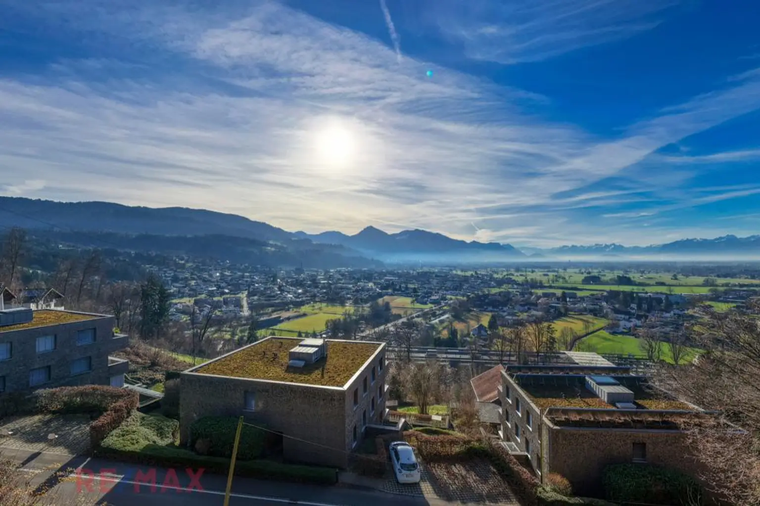 Weitblick vom Grundstück Blic