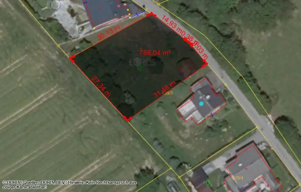 2 ca. 788m² Baugrundstücke um je €159.000,- mit Blick ins Grüne in ländlicher Ruhelage!