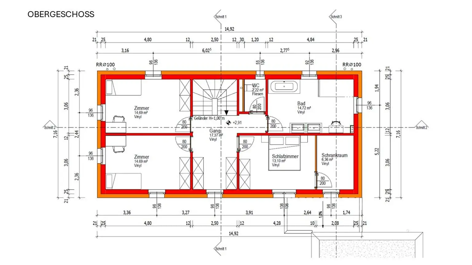 Neubau-Einfamilienhaus in St. Roman – modernes Wohnen mit offenem Design & Südwestgarten