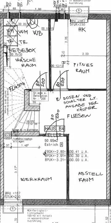 Grundriss - Kellergeschoss