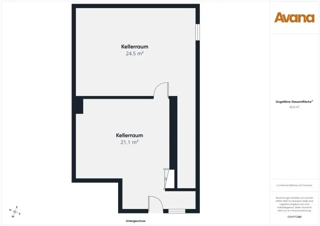 Grundriss Kellergschoss