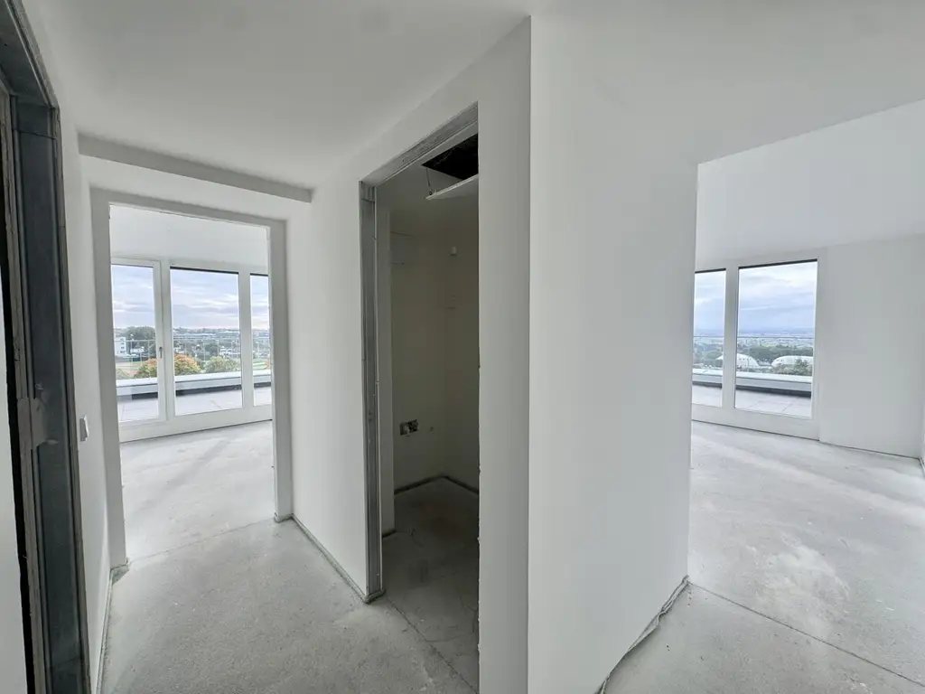 Exklusives Penthouse mit 90m2 Panoramaterrasse: Provisionsfrei - Wohnung + Büro mit luxuriöser Ausstattung