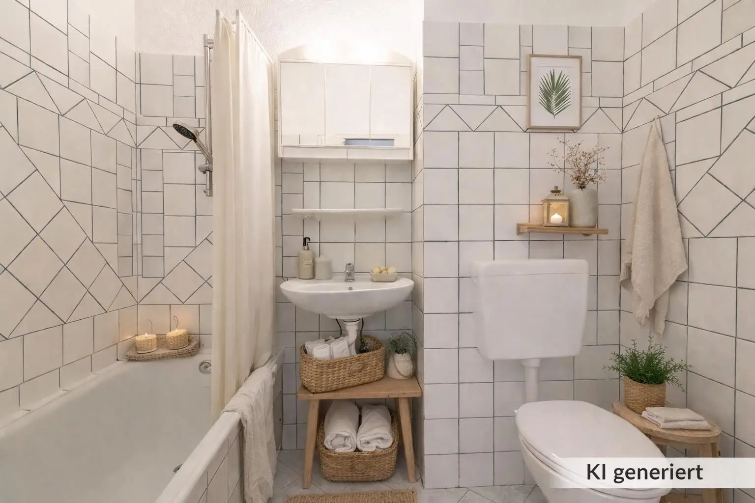 Badezimmer, Einrichtungsvorschlag