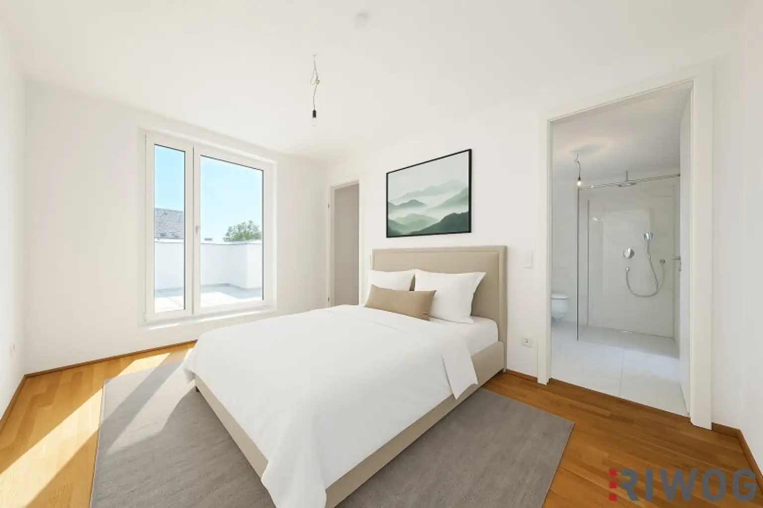 Fertiggestellt & bezugsbereit | 5-Zimmer Neubau-Reihenhaus mit ca. 50m² Eigengarten | Hofruhelage | Luftwärmepumpe