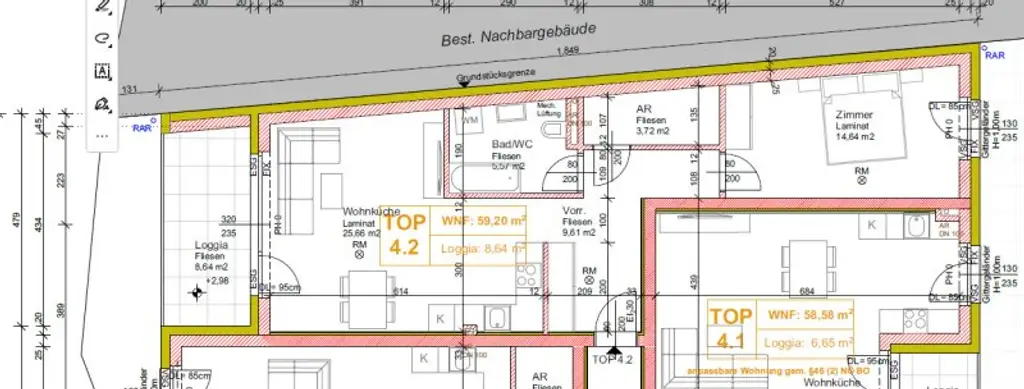 + ERSTBEZUG + Weinviertel + Moderne 2-Zimmer-Wohnung mit Loggia in Münichsthal –  20 Minuten von Wien entfernt +
