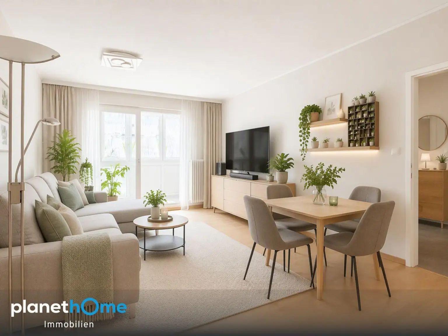 Wohnzimmer Homestaging