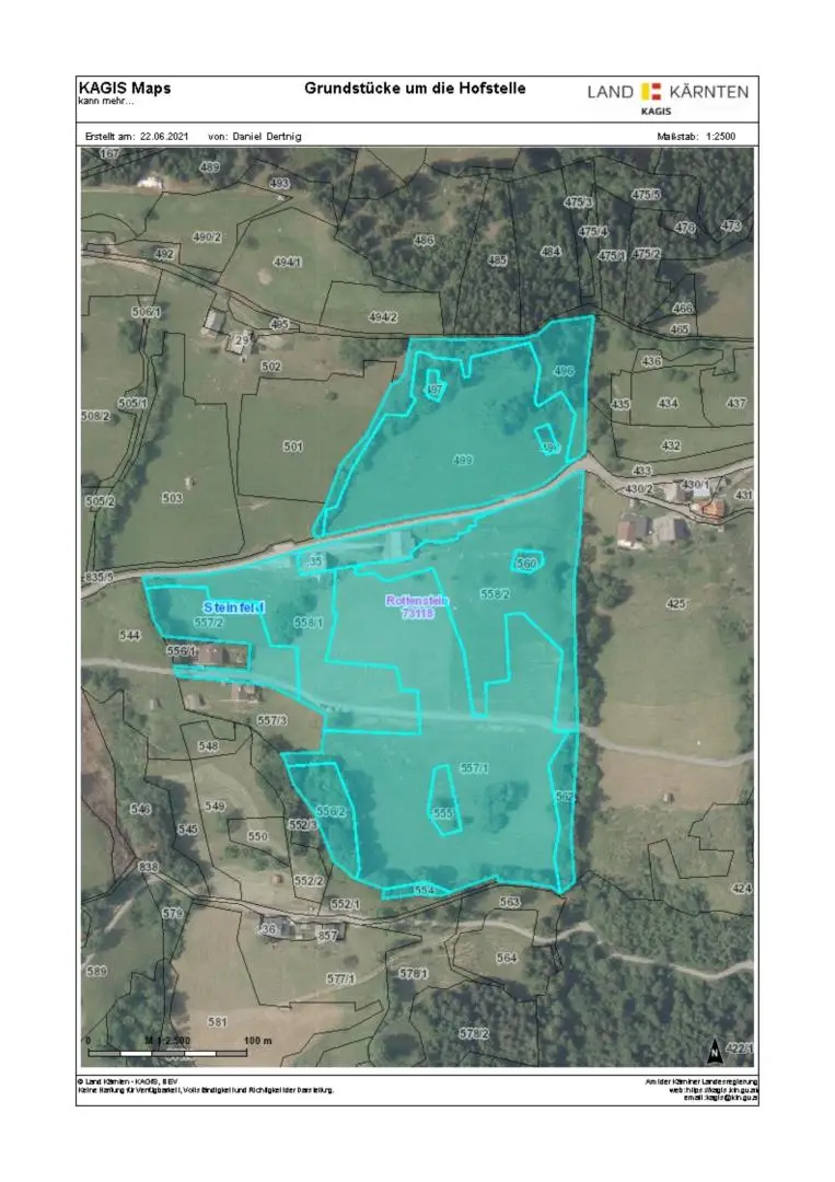 Lageplan um die Hofstelle_0