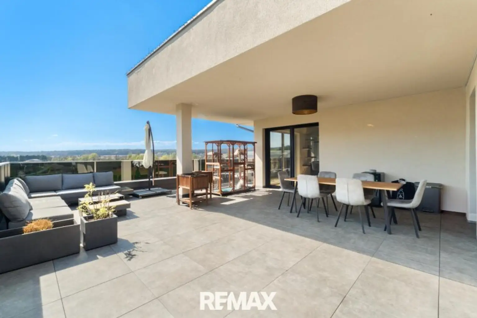 Dachterrasse Bereiche