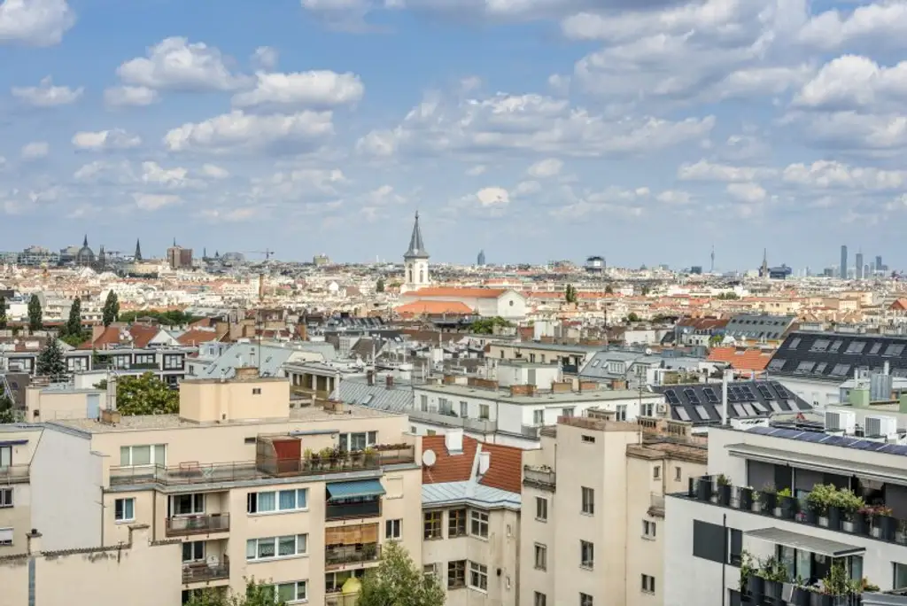 Exklusives Penthouse über den Dächern von Meidling