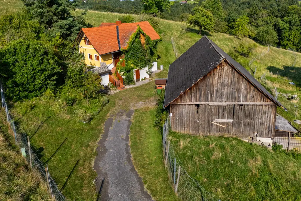 Landhaus mit Scheibengrundstück 23 Minuten vor Graz!