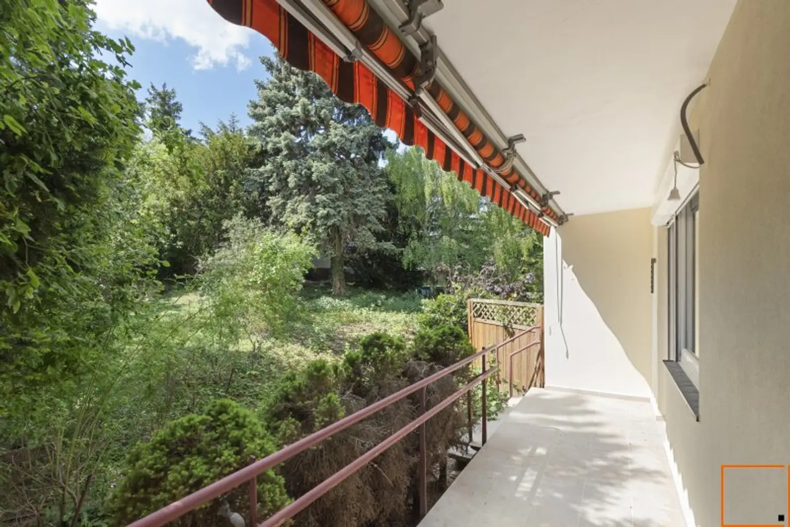 Die Loggia aus einer zweiten Perspektive