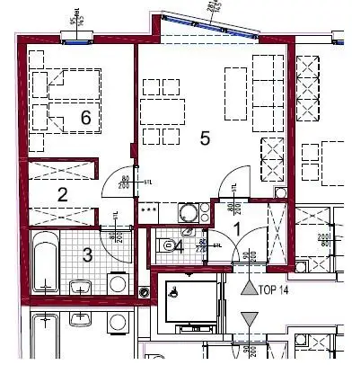 Laudongasse: Schicke 2-Zimmer-Neubauwohnung mit Top-Grundriss in Traumlage