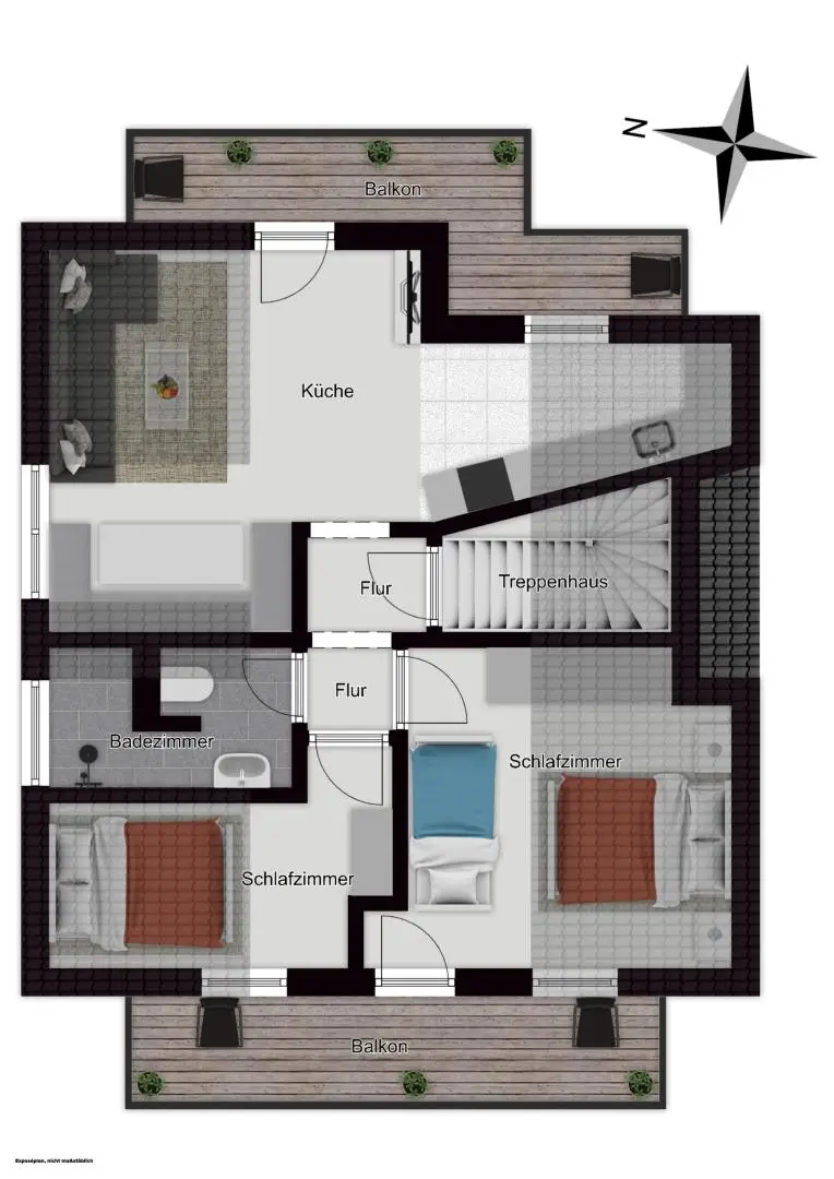 Grundriss 2. Obergeschoss