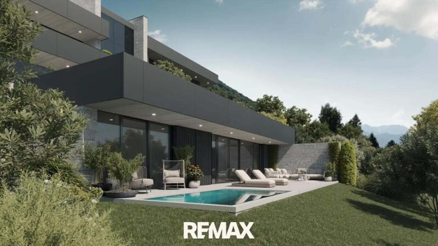 Rendering vom Gartengeschoss