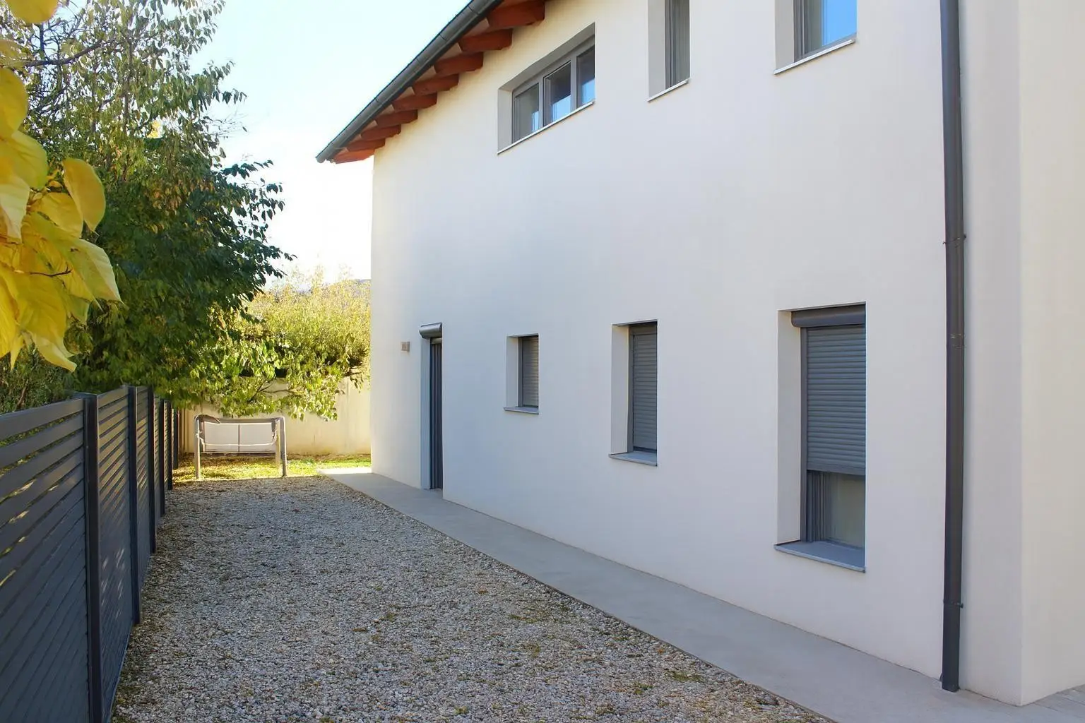 Aussenbereich hinter dem Haus