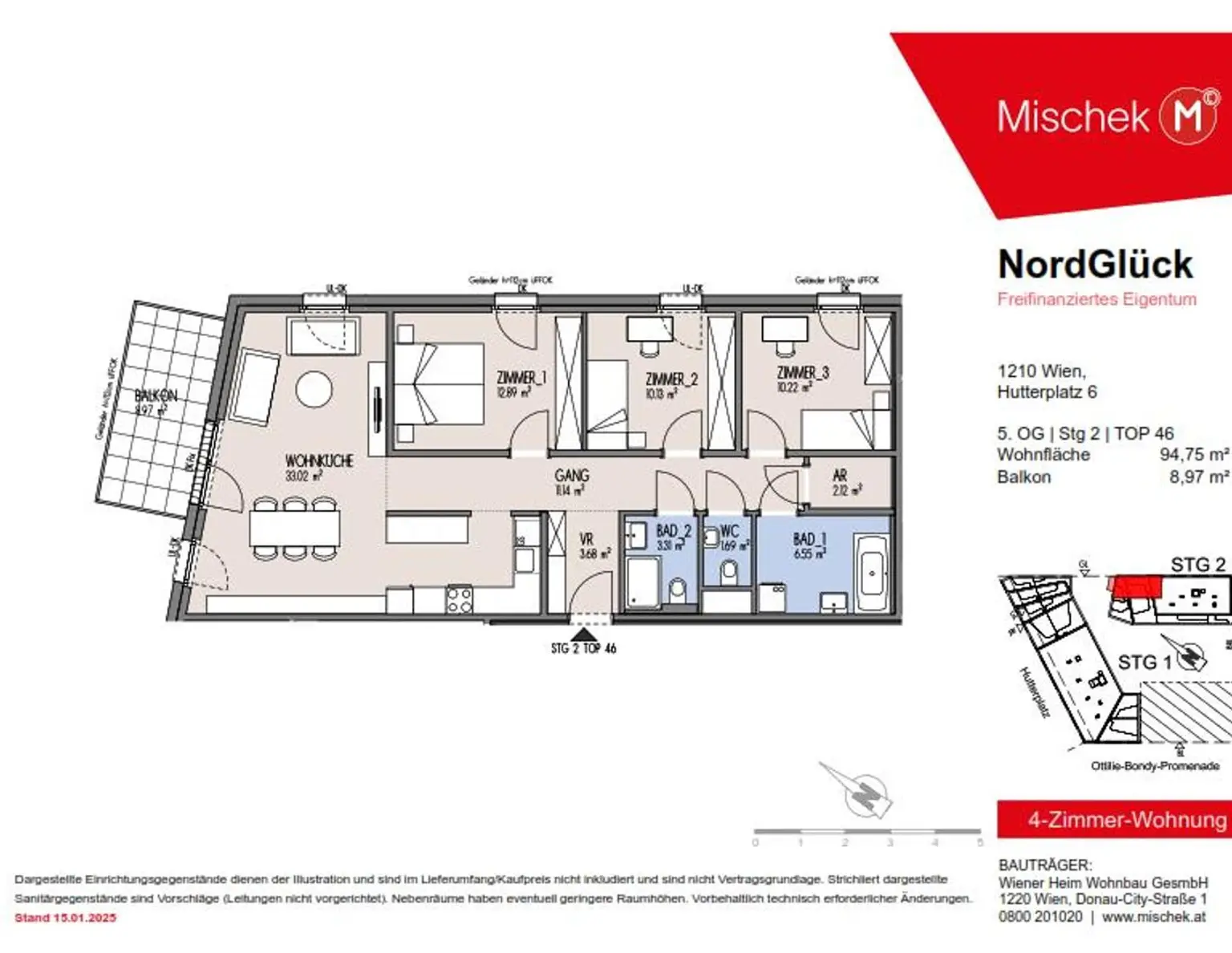 ERSTBEZUG: Traumhafte 4-Zimmer Wohnung Provisionsfrei