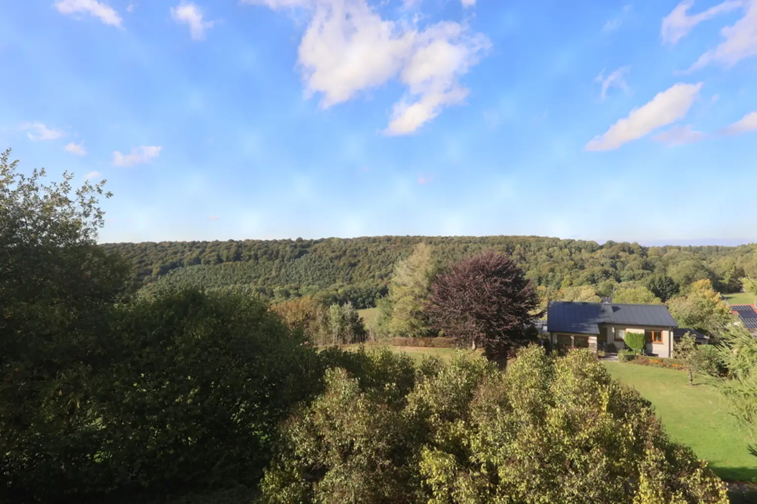 Blick vom Balkon