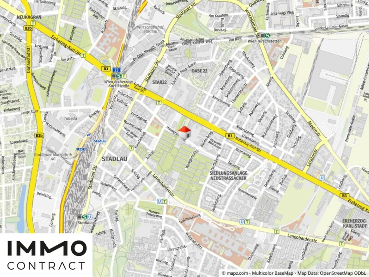 Geolyzer Kartenausschnitt