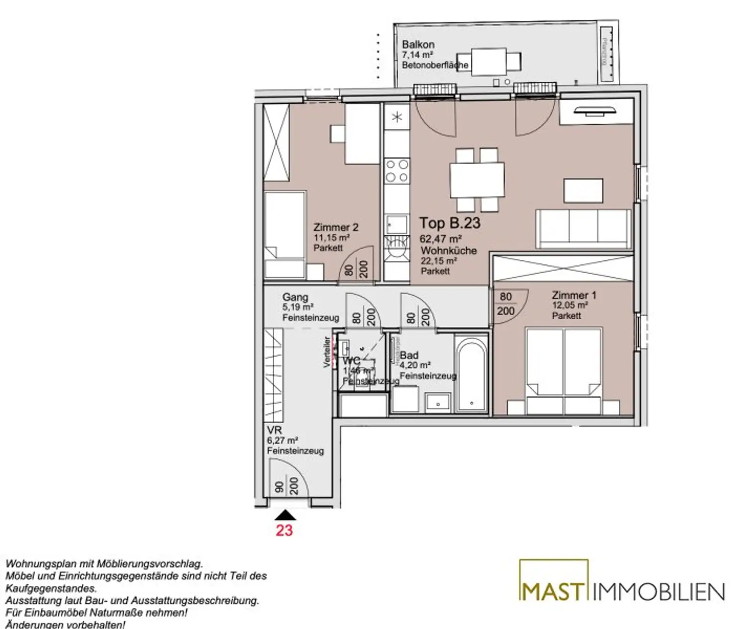 *Ende 2026* Provisionsfreie 3-Zimmer Wohnung unweit der Alten Donau!