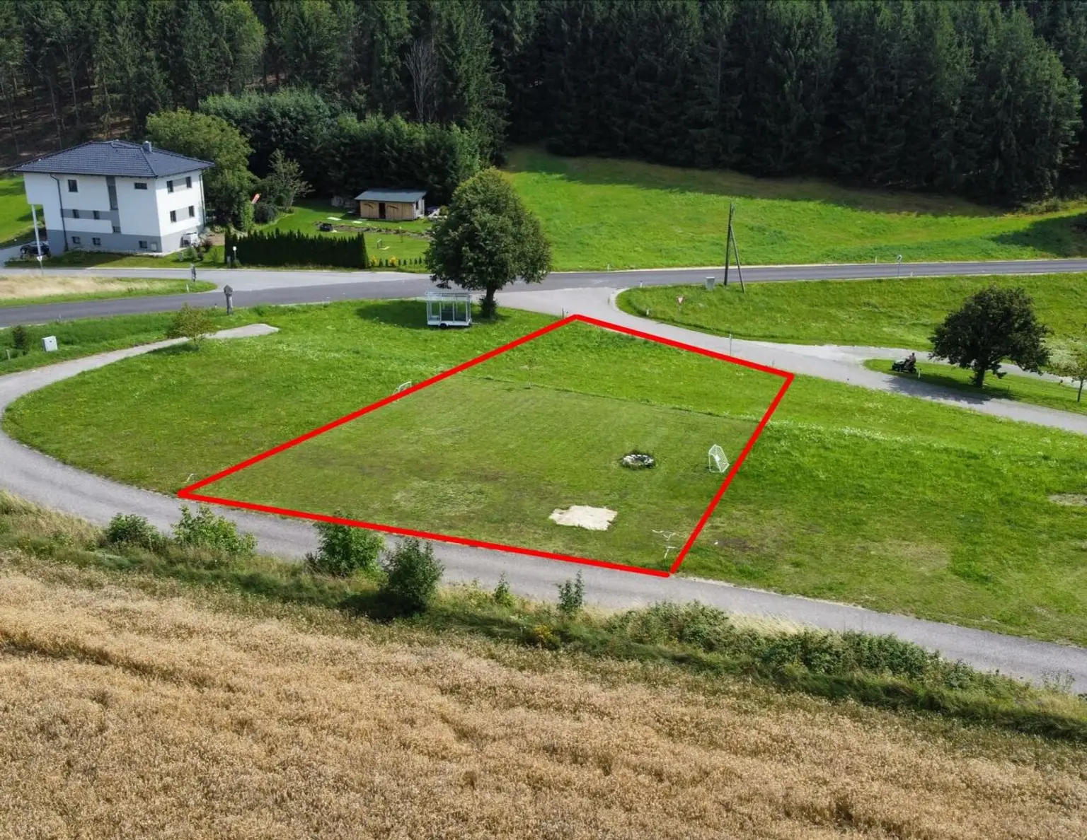 Traumhaftes Baugrundstück: 982m² für Ihr Eigenheim / Gewerbe in Gutauer Naturlage ohne Bauzwang