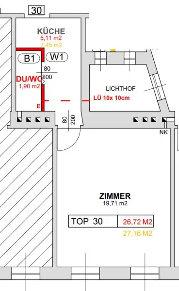 ++NEU++ sanierungsbedürftige 1-Zimmer Altbauwohnung in 1120!