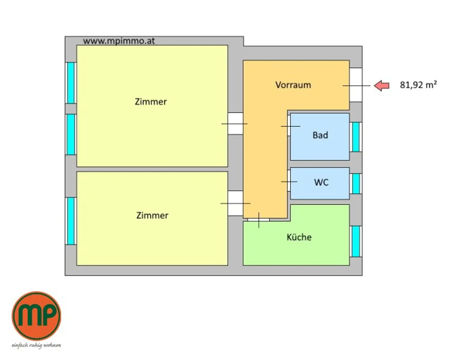 Beste Lage trifft Altbaucharme - 2 Zimmerwohnung am Schwarzenbergplatz