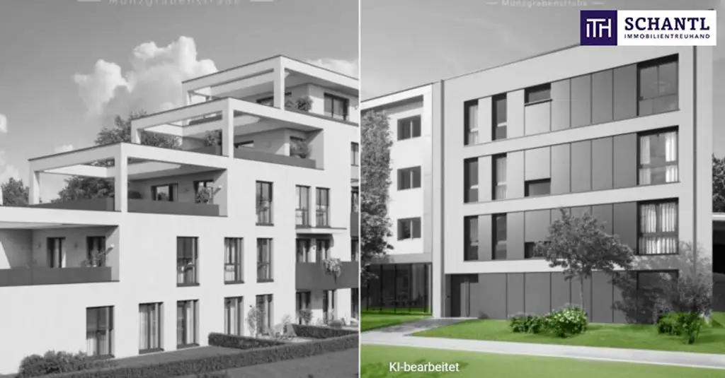 Wohnen über den Dächern von Graz mit gigantischer Außenfläche in einem schönen Grazer Stadtteil - provisionsfrei!