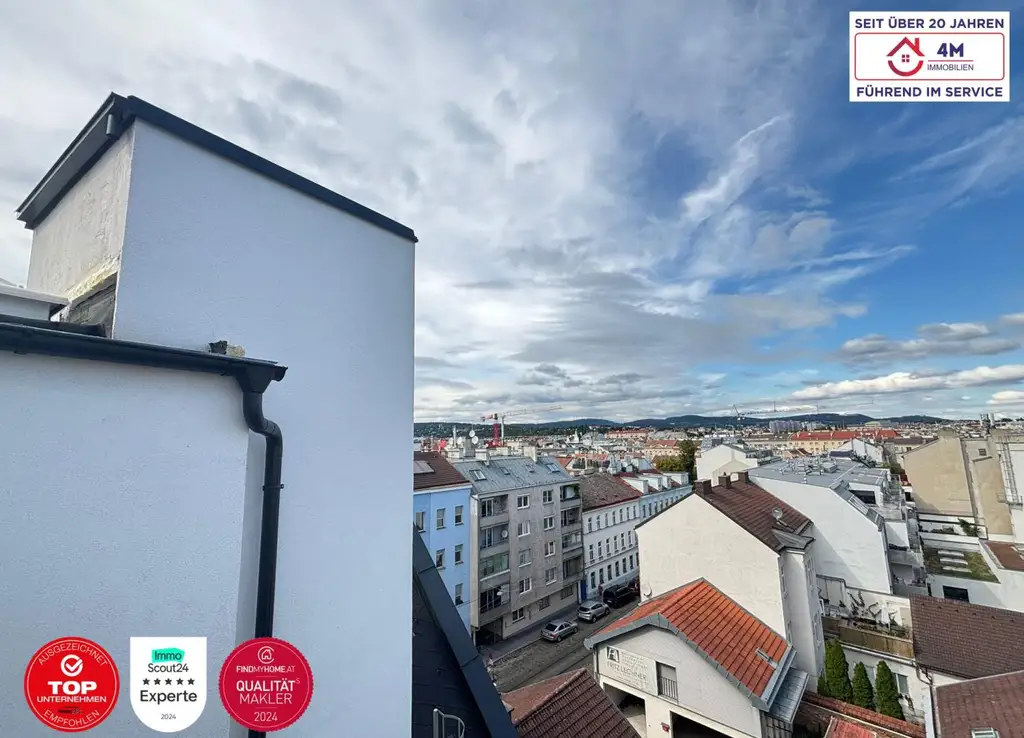 Eigenes exklusives Penthouse mit eigenem Liftzugang und privater 60m² 360° Dachterrasse - in 1170 Wien – Ihr neues Zuhause!