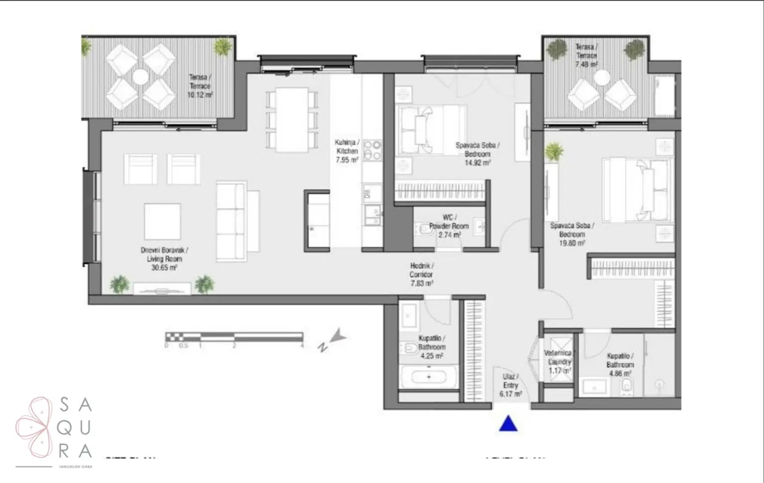 BW VICTORIA – Zwei Schlafzimmer mit Stil, Terrasse & urbanem Komfort